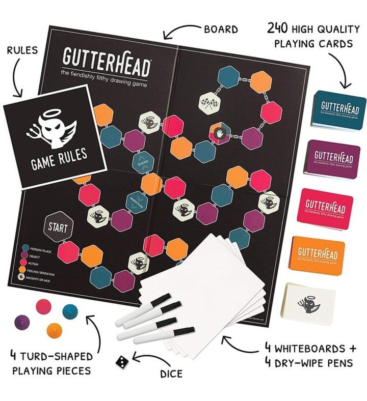 Gutterhead - The Fiendishly Funny Drawing Party Game [us Edition]